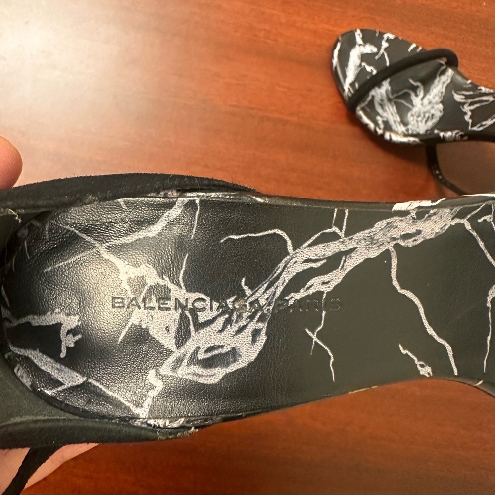 Balenciaga Paris Stilettos Marble Heels Italy Cocktail Party Womens Size 39 - Picture 3 of 13